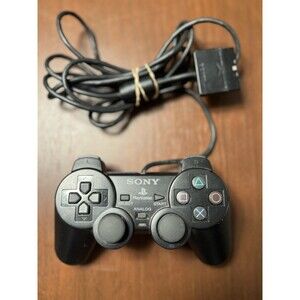 Sony PlayStation 2 Dual Shock Analog Controller - Black UNTESTED